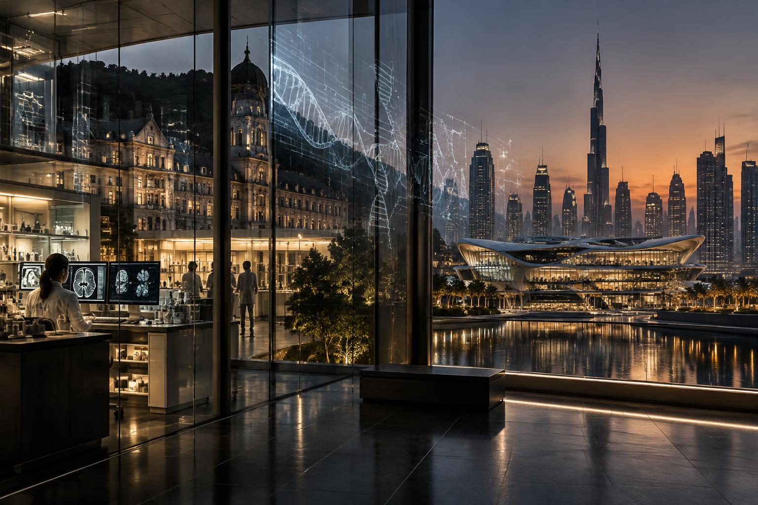 German medical research connected with Dubai's future city